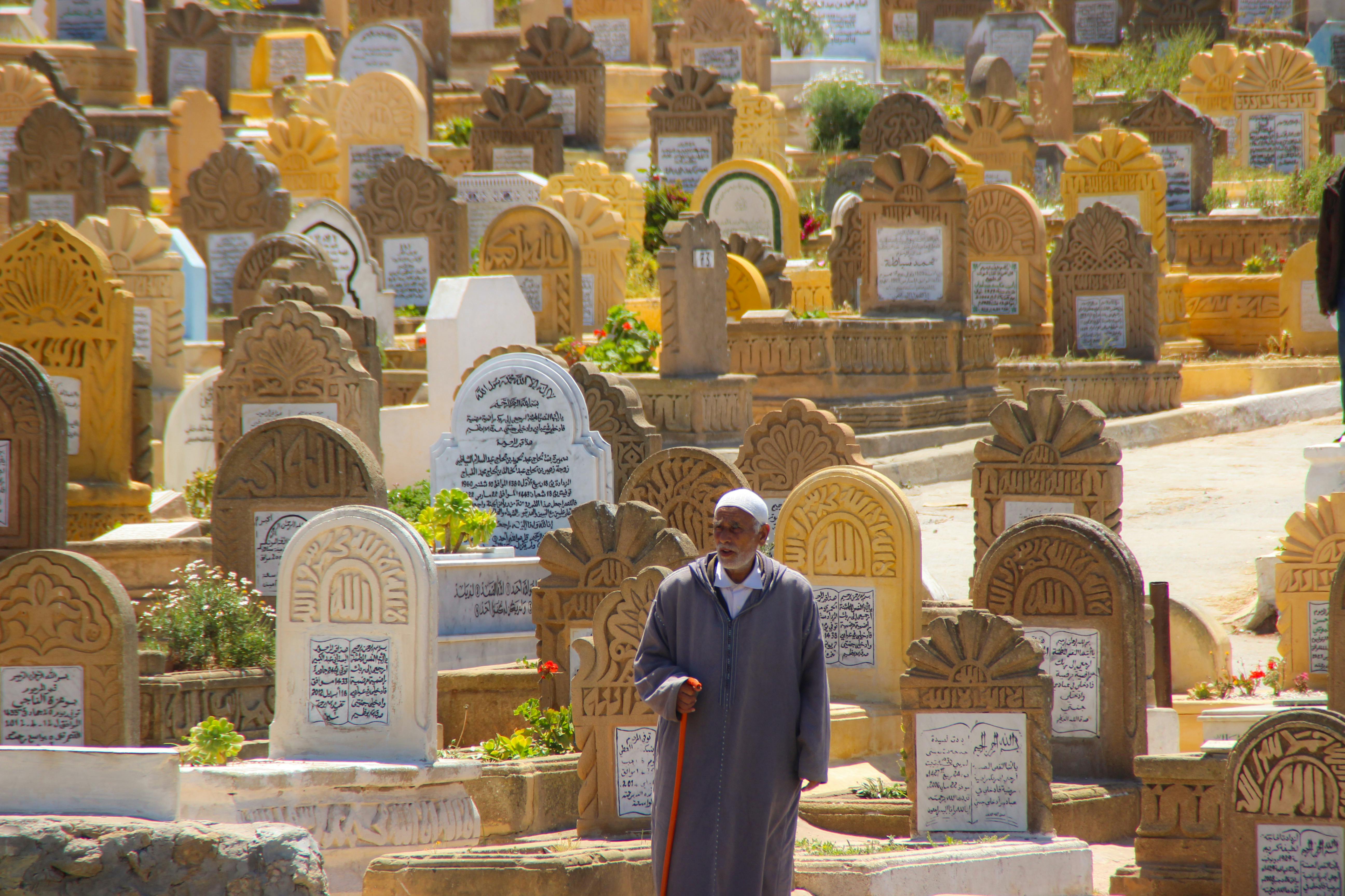 Wat gebeurt er met islamitische graven als de begraafplaats vol is?